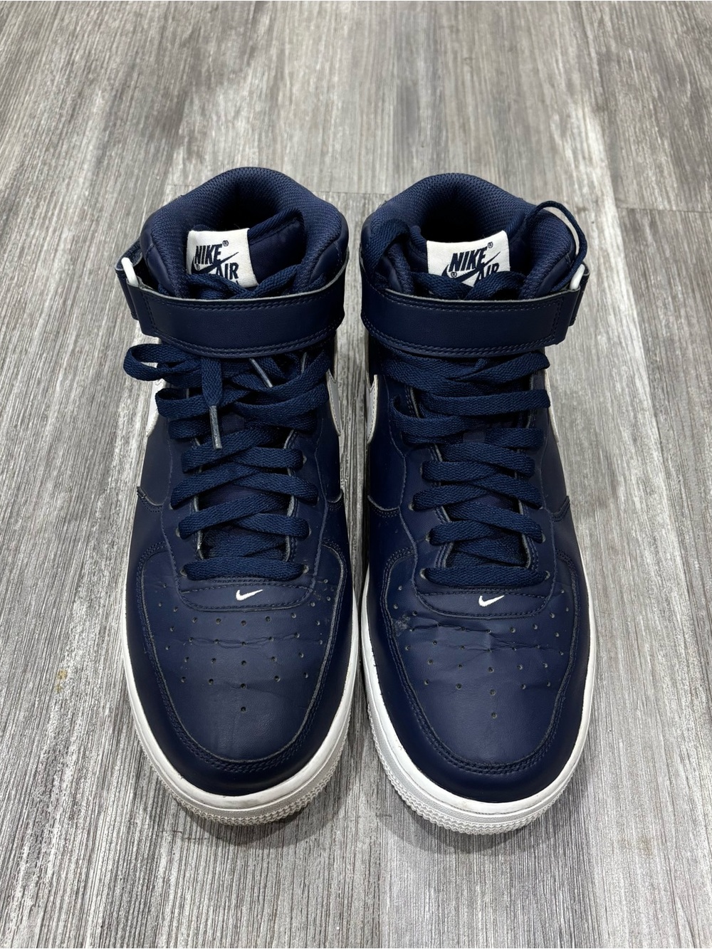 Nike Air Force 1 Mid ‘07 Midnight Navy Blue/White 315123-407 Men’s Size 10.5